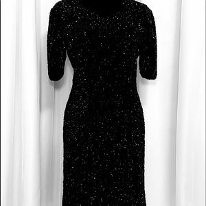 Vintage Silk Sequin Dress